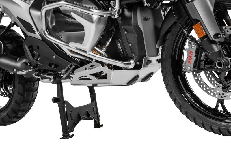 Touratech 01-035-5140-0 Touratech Expedition skidplate zilver voor de R1300GS Motorblok bescherming