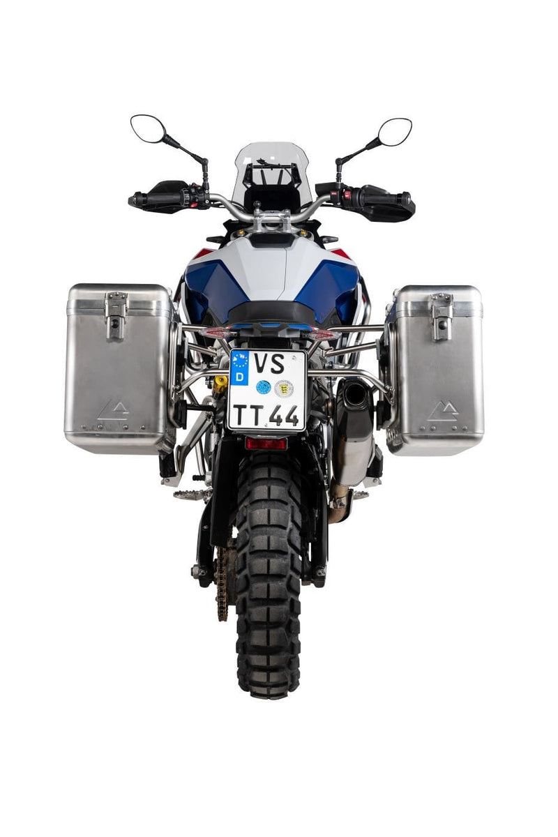 Touratech 01-083-6130-0 Touratech Zega Mundo Aluminium Zijkoffersysteem voor de BMW F900GS kofferset Touratech Zega Mundo Aluminium Zijkoffersysteem voor de BMW F900GS