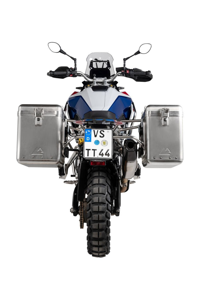 Touratech 01-083-6135-0 Touratech Zega Mundo Aluminium Zijkoffersysteem voor de BMW F900GS kofferset Touratech Zega Mundo Aluminium Zijkoffersysteem voor de BMW F900GS