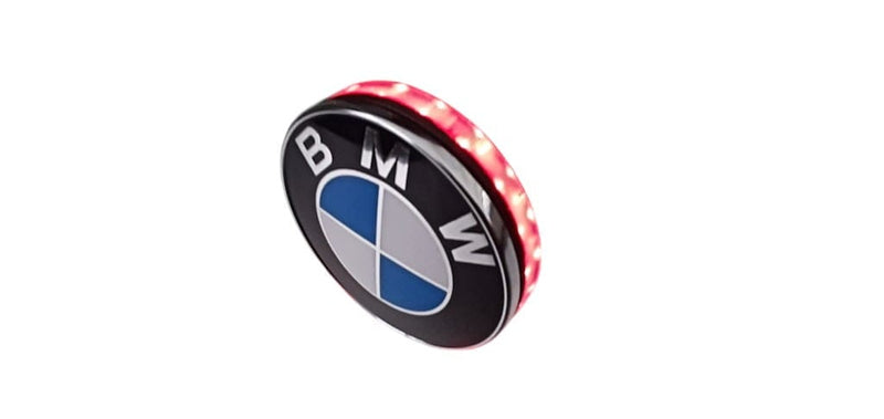 Blue Rider BMW Led embleem 58mm achterlicht met remlicht voor de topkoffer Embleem knipperlichten