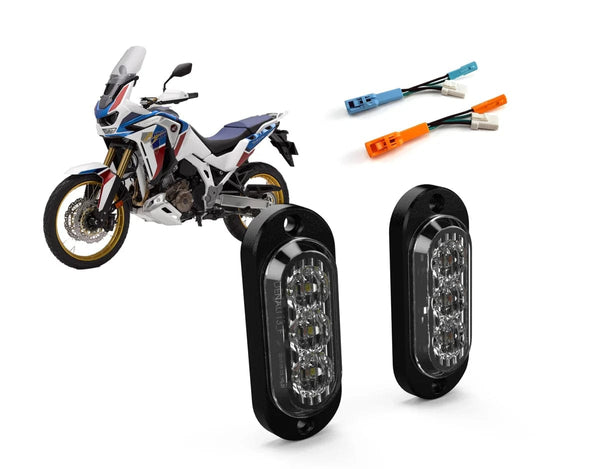 Denali LAH.01.10800 Denali T3 Plug and Play kit voorkant voor de Honda CRF 1100 Knipperlichten Denali T3 Plug and Play kit voorkant voor de Honda CRF 1100