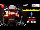 Modules Weiser Wizards avant et arrière pour BMW R1250GS et Adventure 2021+.