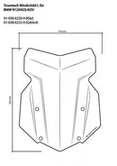 Touratech BMW R 1200 LC en R 1250 GS GSA Touratech windscherm Windscherm