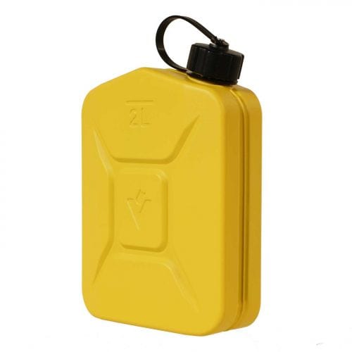 Touratech Touratech Voyager Zega Evo 2 liter jerrycan van staal met houder Jerrycan