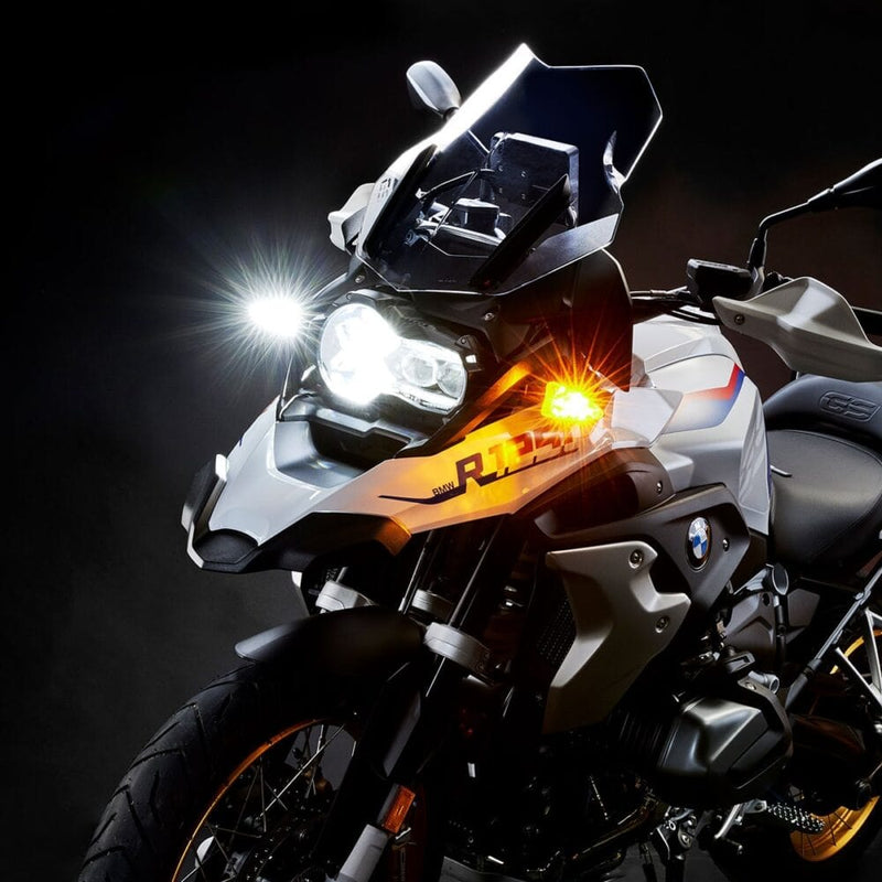 Weiser Weiser Extreme Evo knipperlichten voorkant R1250 en R1300 GS GSA Knipperlichten Weiser Extreme Evo knipperlichten voorkant R1250 en R1300 GS GSA