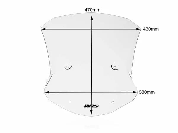 WRS WRS Capo windscherm voor de BMW S100XR 2020- Windscherm WRS Capo windscherm voor de BMW S100XR 2020-